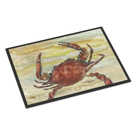 Carolines Treasures 18 x 27 in. Cooked Crab Yellow Sky Indoor or Outdoor Mat SC2022MAT